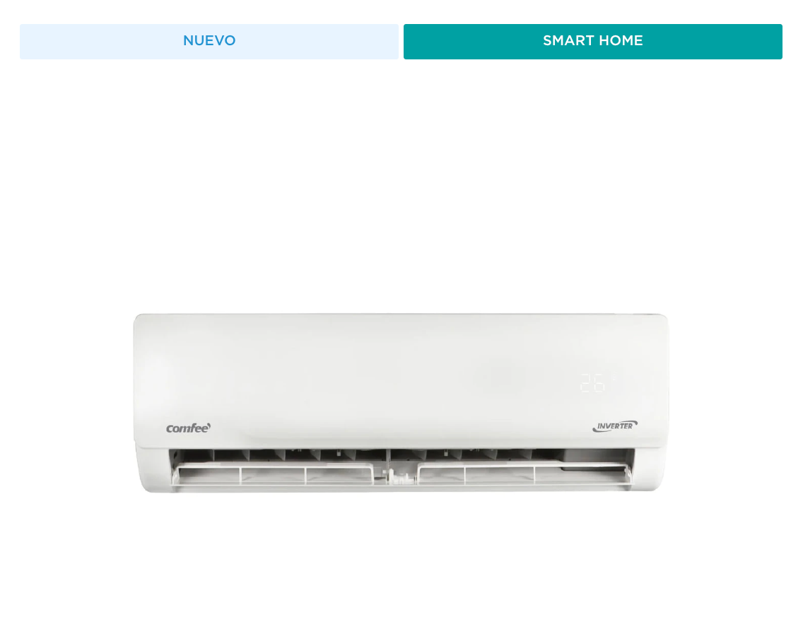 Aire Acondicionado Split Inverter Comfee 9000 BtuH