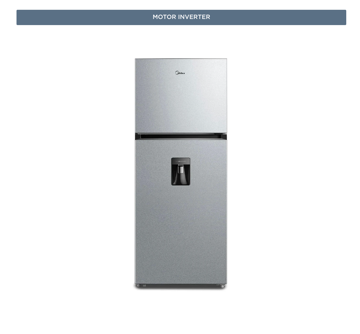 Refrigerador 413 litros No Frost Inverter Top Freezer con Dispensador