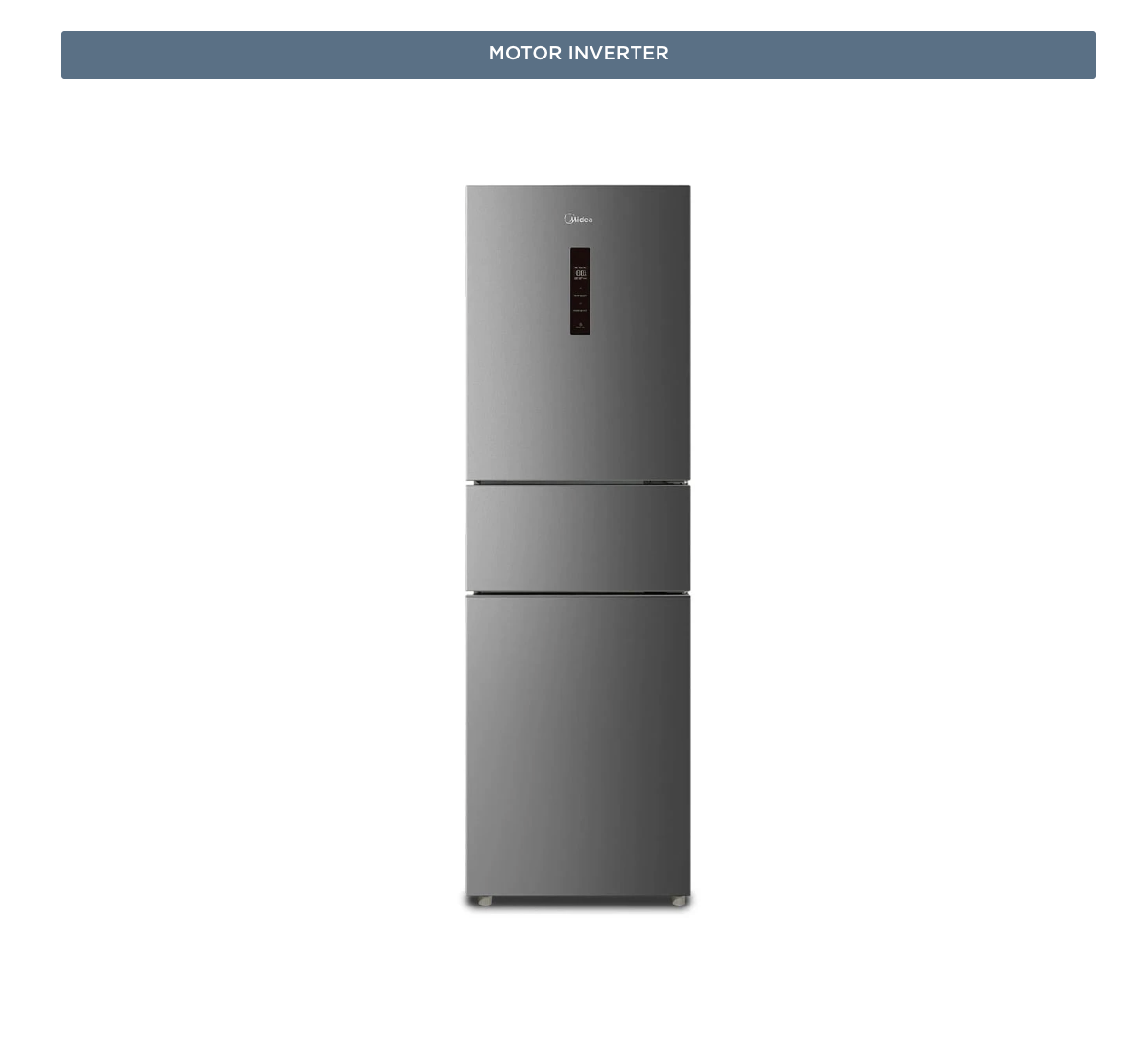 Refrigerador 263 litros No Frost Inverter Bottom Freezer