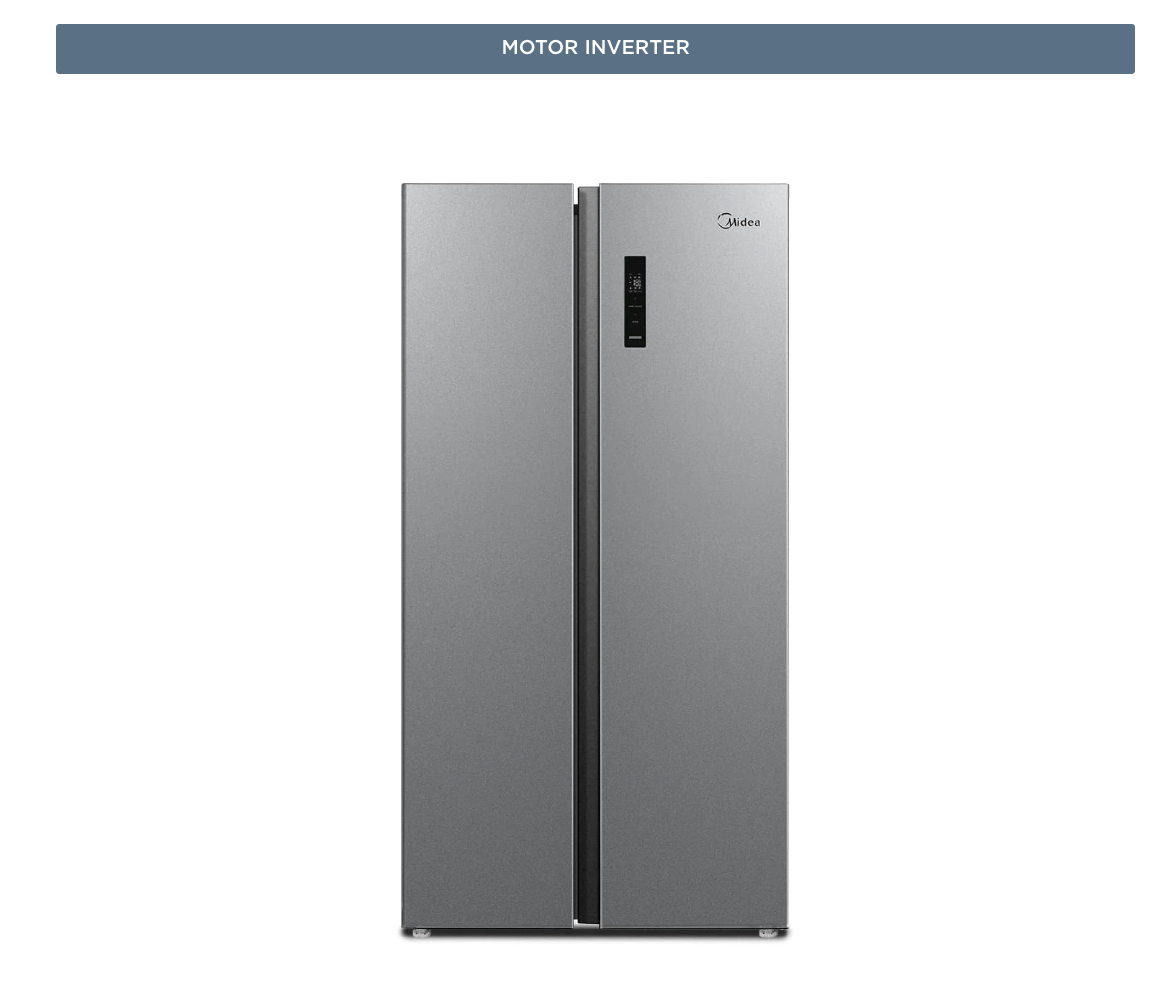 Refrigerador 555 litros No Frost Inverter Side by Side