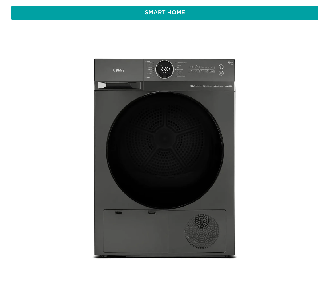 Secadora 11KG Eléctrica Condensación Titanium WiFi