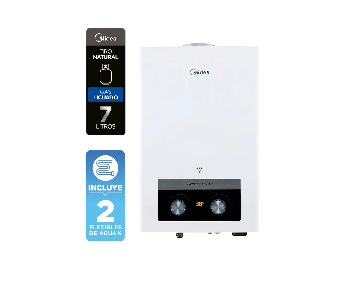 Calefont Tiro Natural 7 litros Gas Licuado