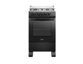 Cocina a Gas 49,3 cm 4 Quemadores Negra