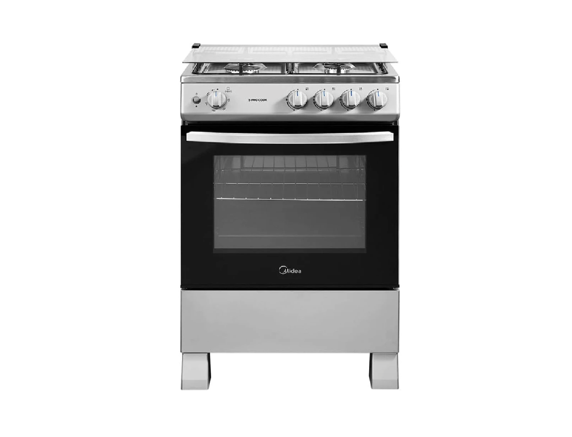 Cocina a Gas 59,3 cm 4 Quemadores Inox
