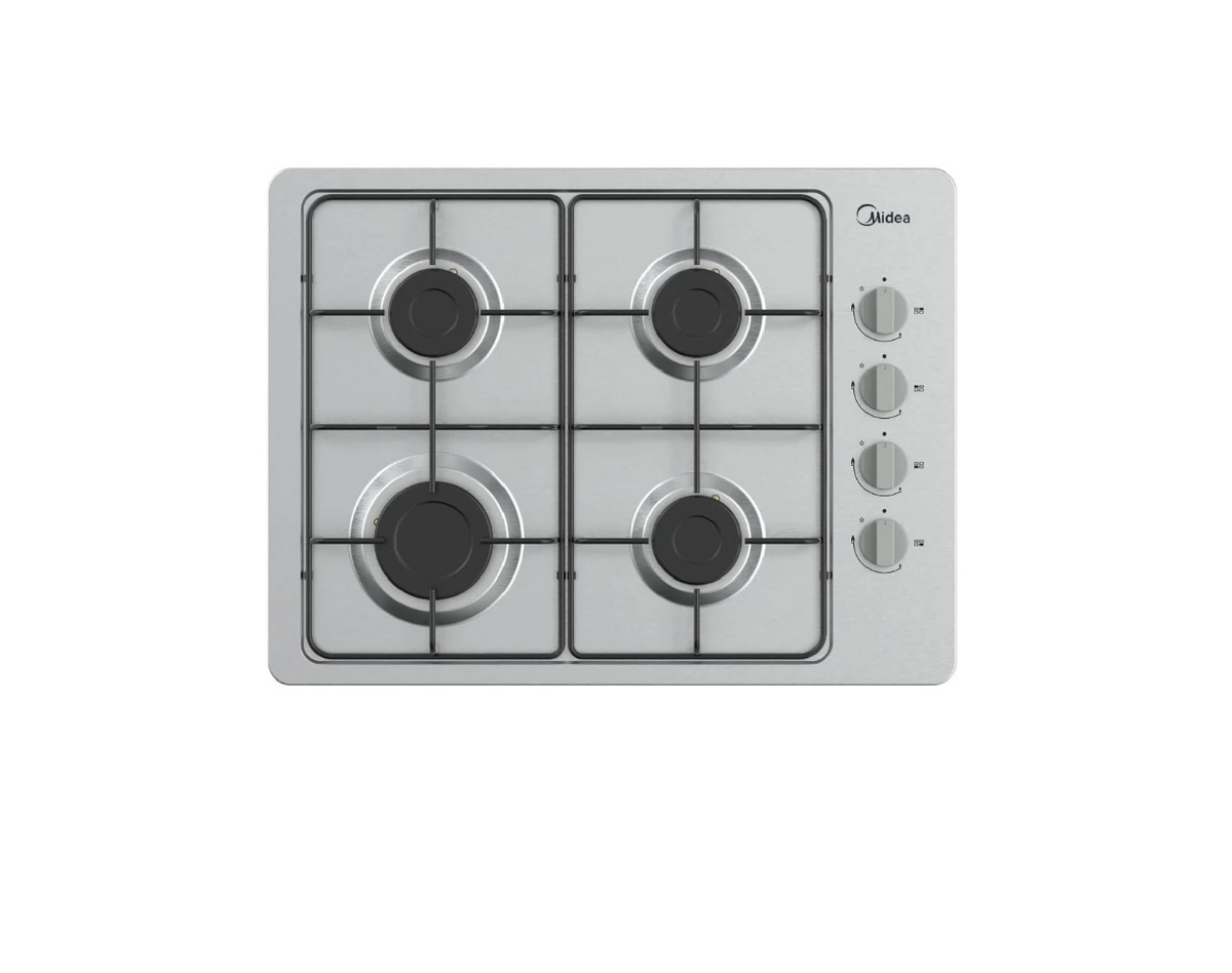 Encimera a Gas 4 Quemadores Inox 60cm